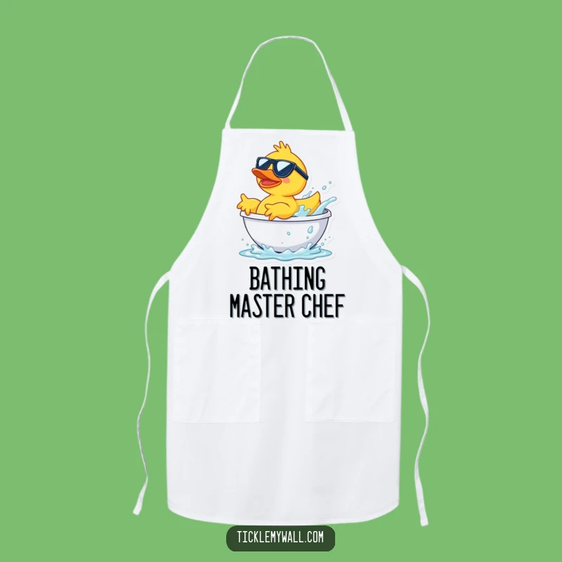 Funny Sunglasses Duck Splash Apron: A Hilarious Kitchen Accessory for Fun