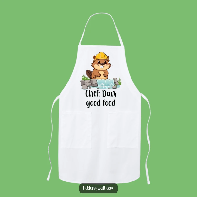 Funny Beaver Builder Apron - Build Smiles in the Kitchen!
