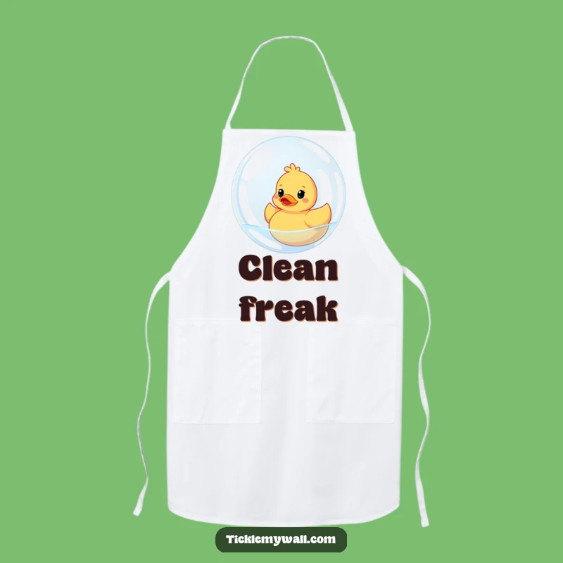 Funny Ducky Bubble Apron: Bath Time Mess Protector, Chef Funny Gift!