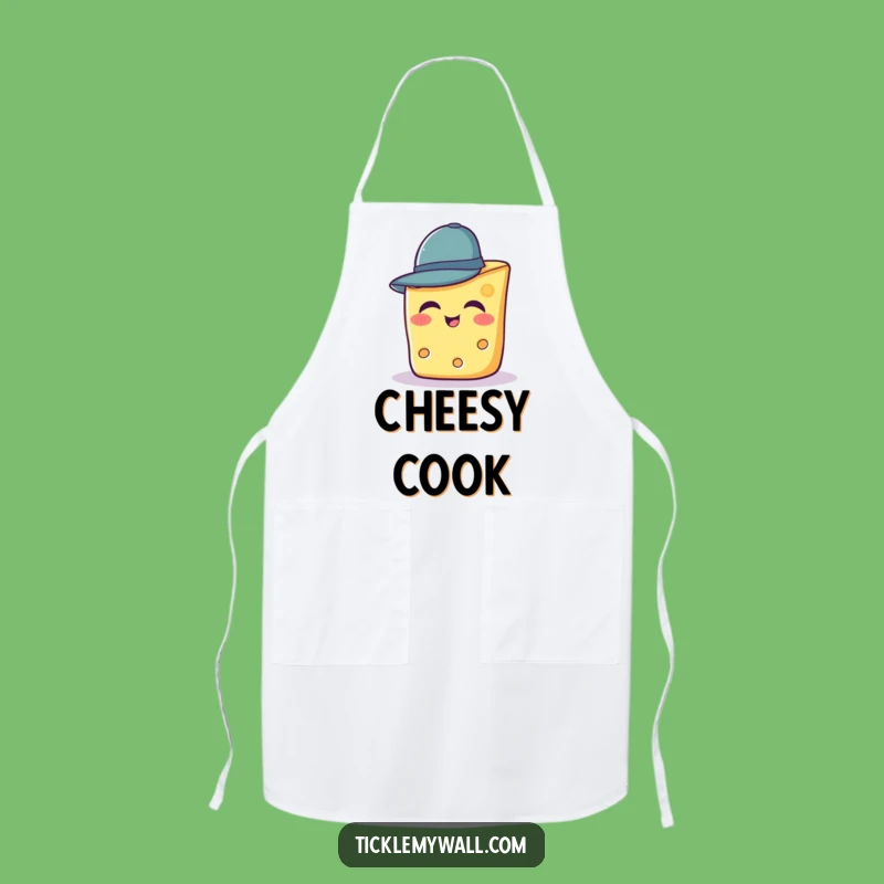 Funny Cheese Hat Apron: Kitchen Comedy Slice, Hilarious Funny Gift
