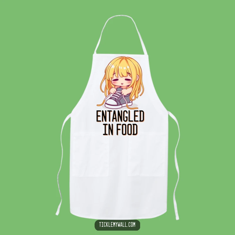 Funny Spaghetti Shoelace Apron: Cook with Pasta Problems & Humor