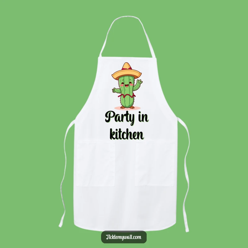 Funny Limbo Cactus Apron: Fiesta Kitchen Wear, Great Funny Gift