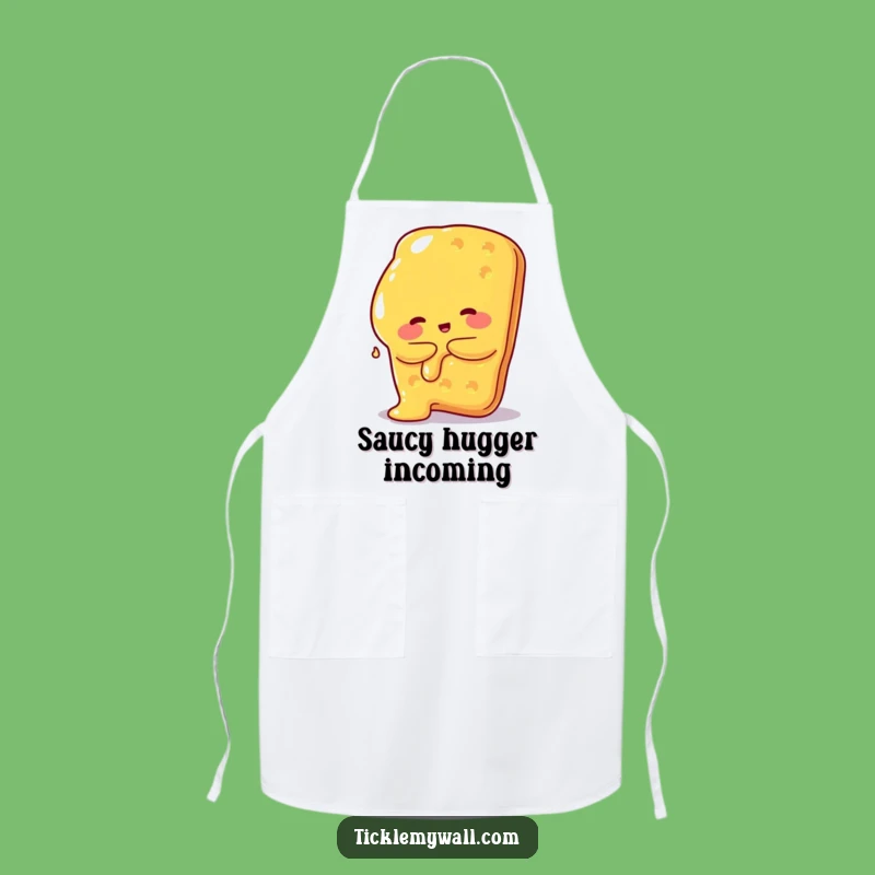 Funny Cheese Cracker Apron: Cook Up Fun with Cheesy Flair