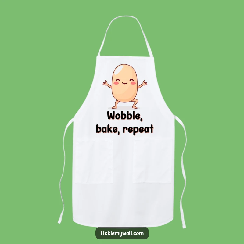 Funny Yoga Jelly Bean Apron Cook Up Some Laughs in the Kitchen
