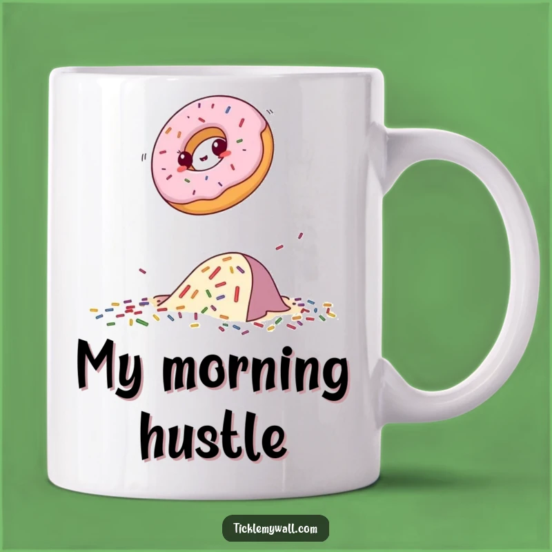 Funny Donut Obstacle Course Mug - A Hilarious Treat for Sweet-Loving Daredevils!