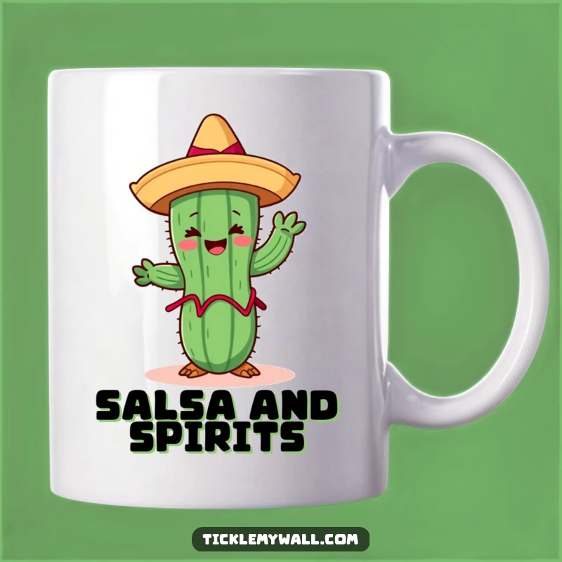 Funny Limbo Cactus Mug: Fiesta Fun Humor, Perfect Funny Gift for Party Goers