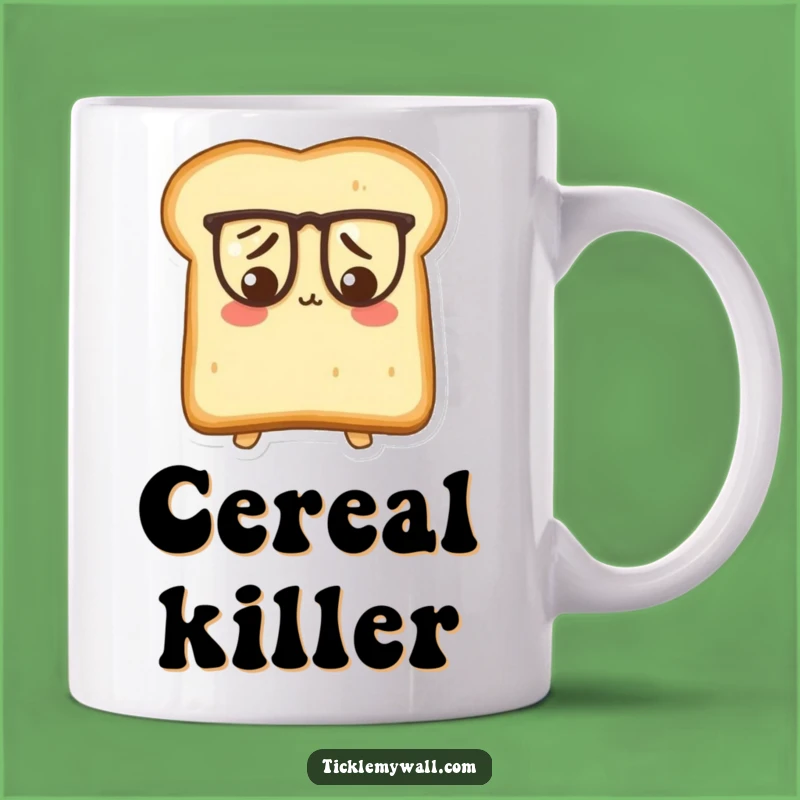 Funny Puzzled Toast Mug: Smarty Pants Breakfast Humor, Perfect Funny Gift for Nerds