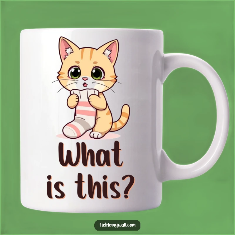 Funny Surprised Cat Sock Mug: Hilarious Feline Fashion Fails Gift