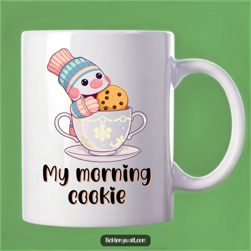 Funny Sock Puppet Cookie Mug Gift - Hilarious Kitchen Mayhem Humor