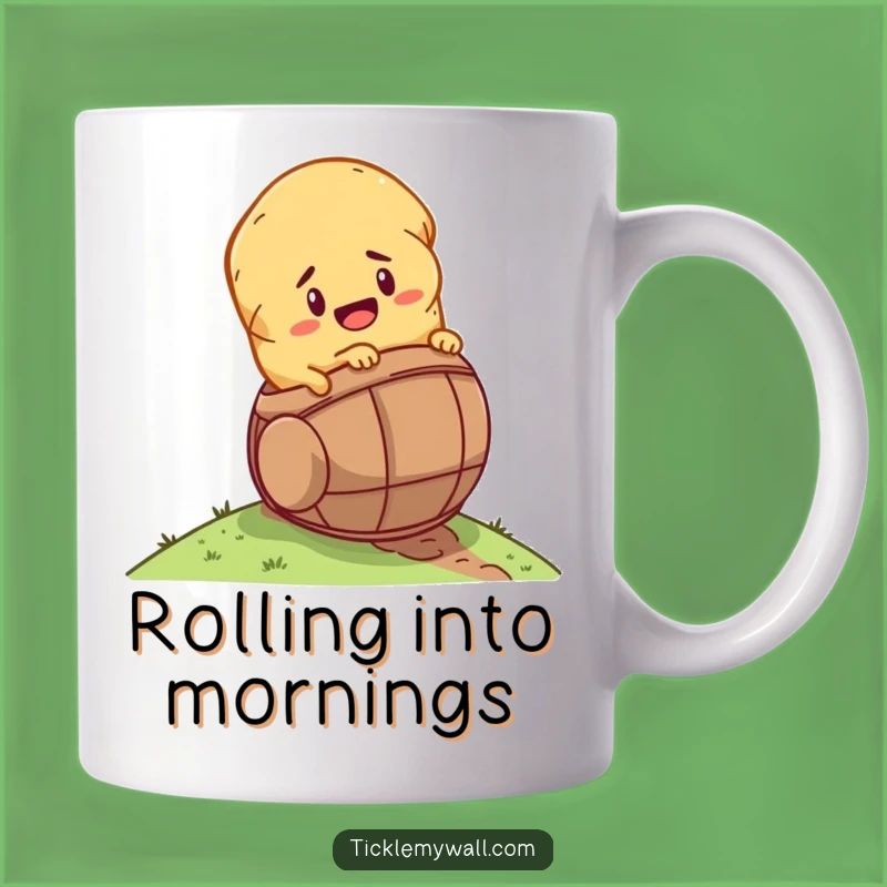 Funny Determined Potato Barrel Mug - Hilarious & Humorous Gift for Foodies