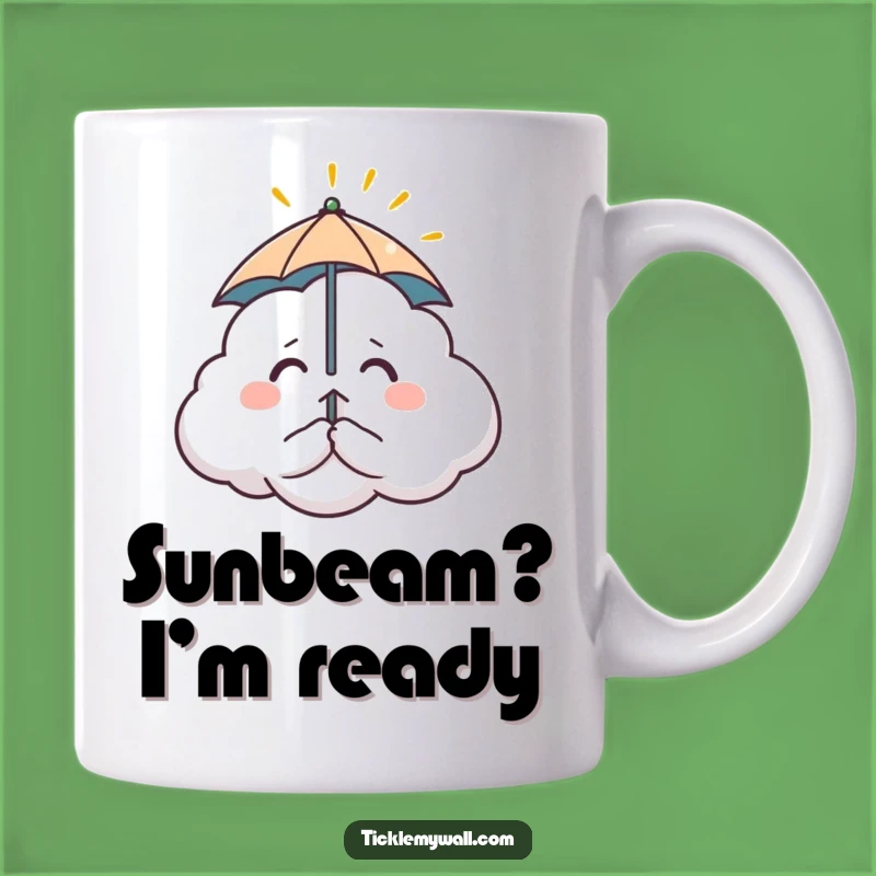 Funny Nervous Cloud Mug: Adorable Weather Humor & Unique Gift Idea