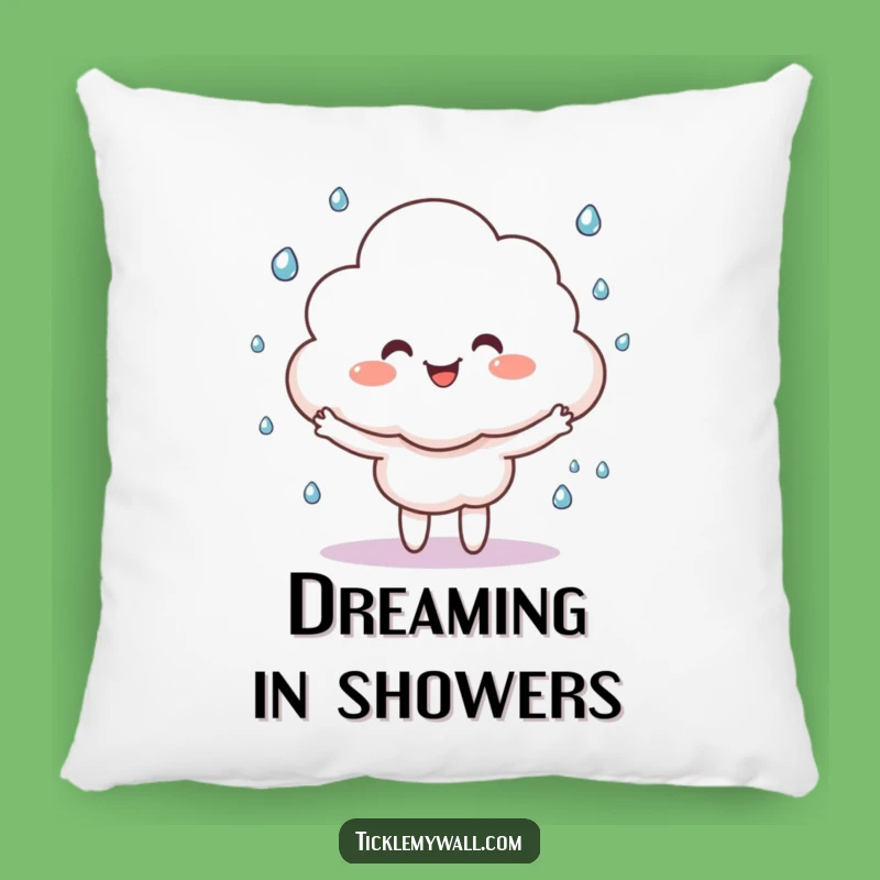 Funny Happy Cloud Pillow, Soft Rain Juggling Cushion, Comfy and Whimsical Decor