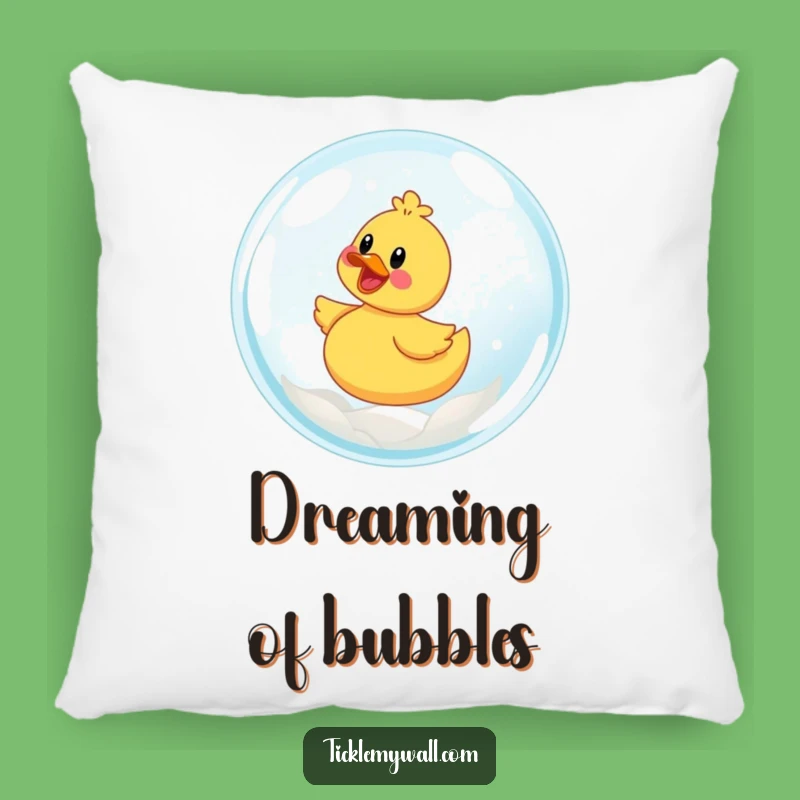 Funny Rubber Ducky Bubble Pillow: Cozy Ride on a Happy Cloud, Funny Gift