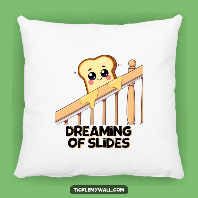 Funny Googly Eyed Toast Pillow: Comfy Accent for Breakfast Fun