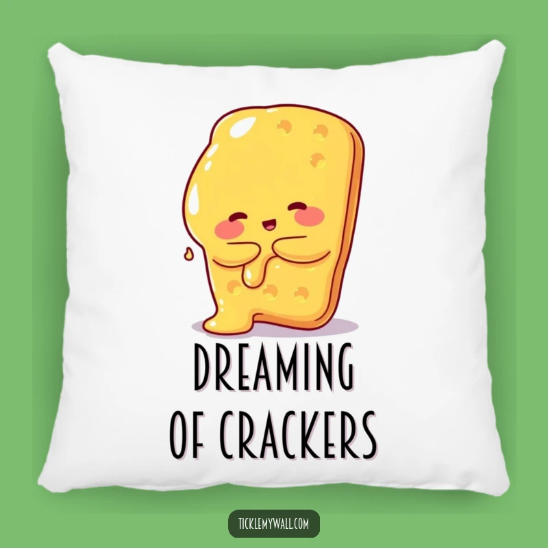 Funny Cheese Cracker Pillow: Cozy Comfort with Cheesy Charm