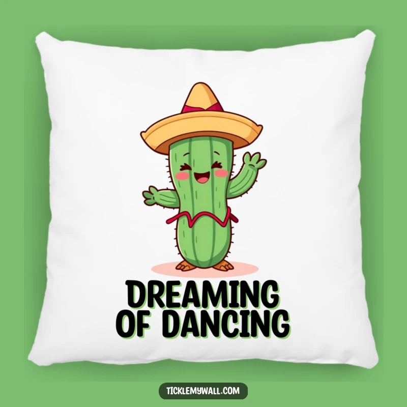 Funny Limbo Cactus Pillow: Cozy Fiesta Accent, Hilarious Gift