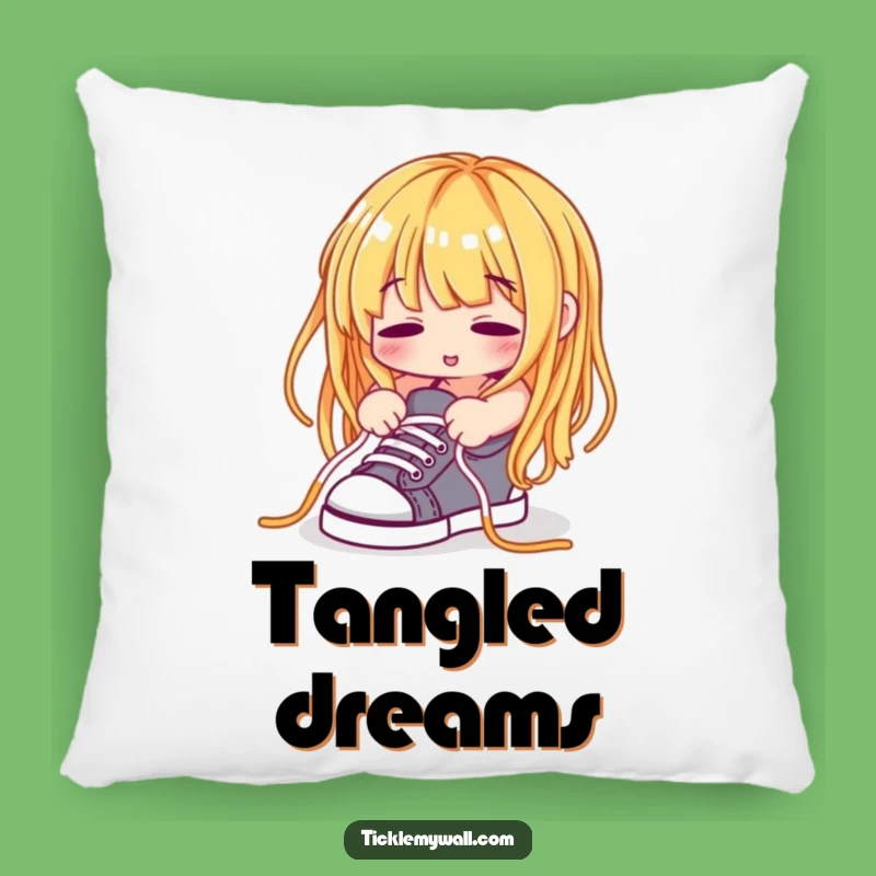Funny Spaghetti Shoelace Pillow: Snuggle Up with Pasta & Humor