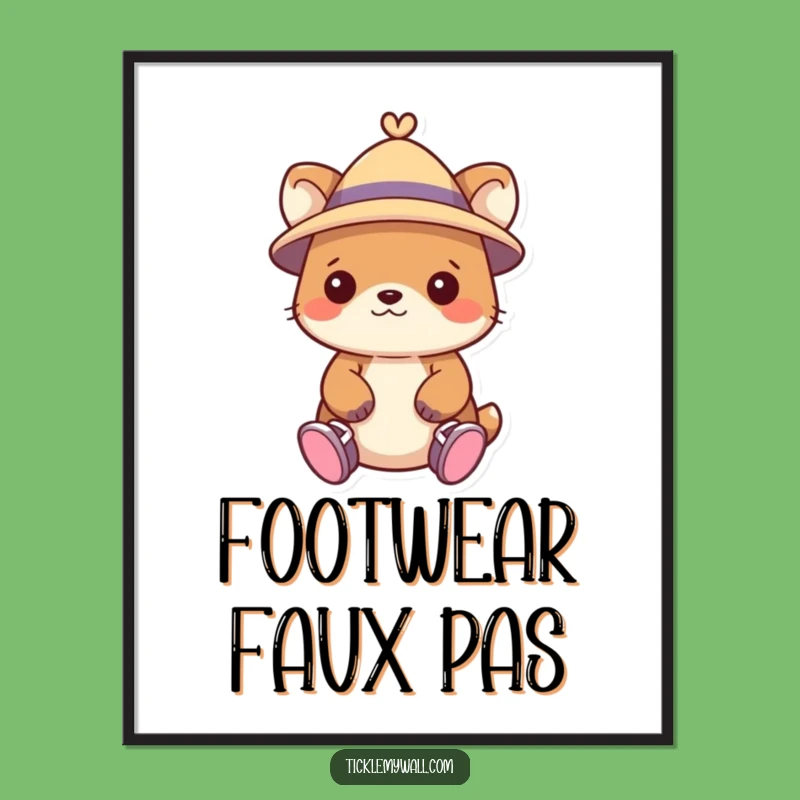 Funny Animal Digital Art Print Gift - Instant Laughs with Quirky Pet Art!