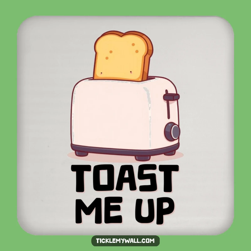Funny Toast Coaster: High Rise Sip, Protects Table Funny Gift!