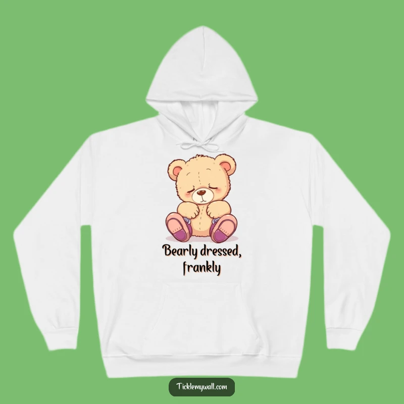 Funny Sleepy Teddy Bear Hoodie: Ultimate Comfort with Adorable, Sleepy Humor