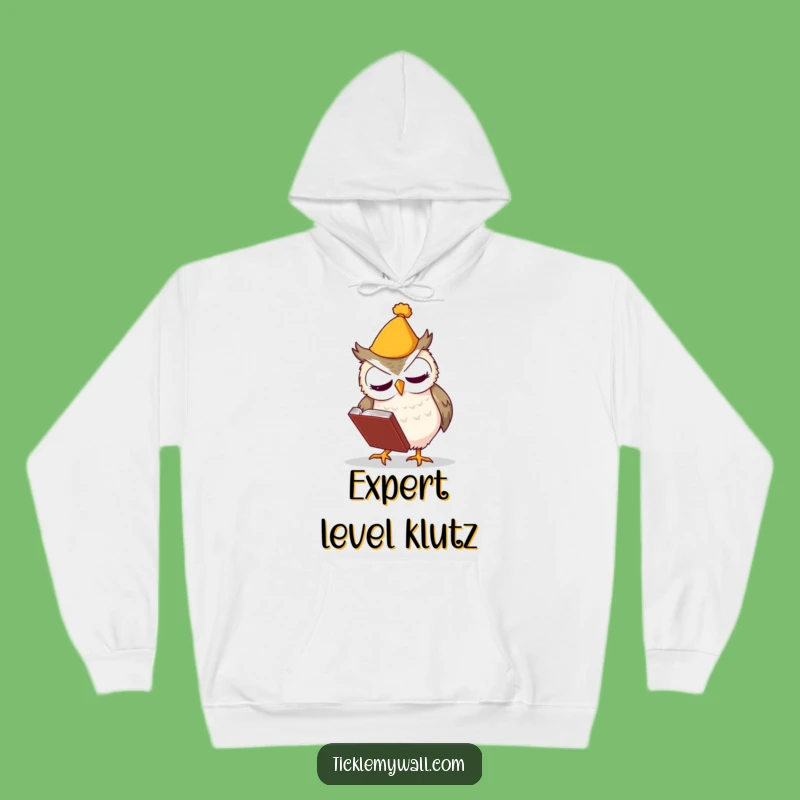 Cozy Funny Clumsy Owl Hoodie - Warm Up with a Laughing Gift!