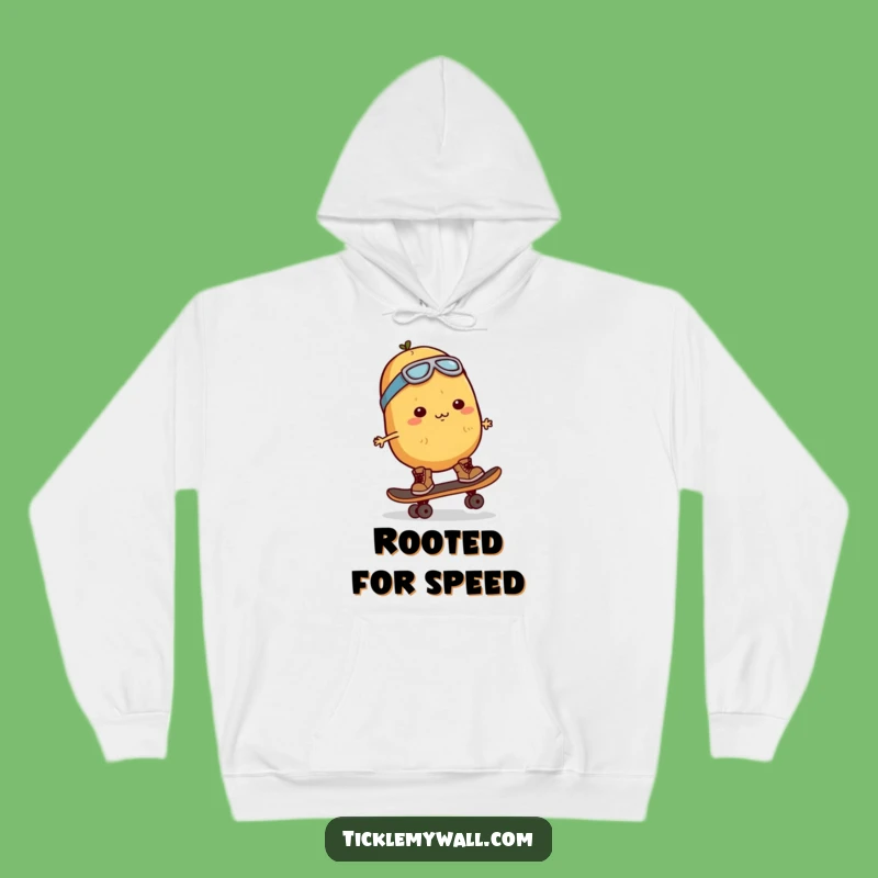 Funny Potato Skater Hoodie Keep Warm & Shred On