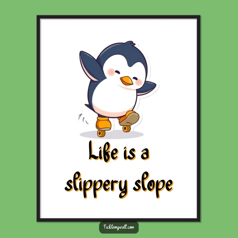 Free Printable Penguin Wall Art: Hilarious Downloadable Decor for Fun!