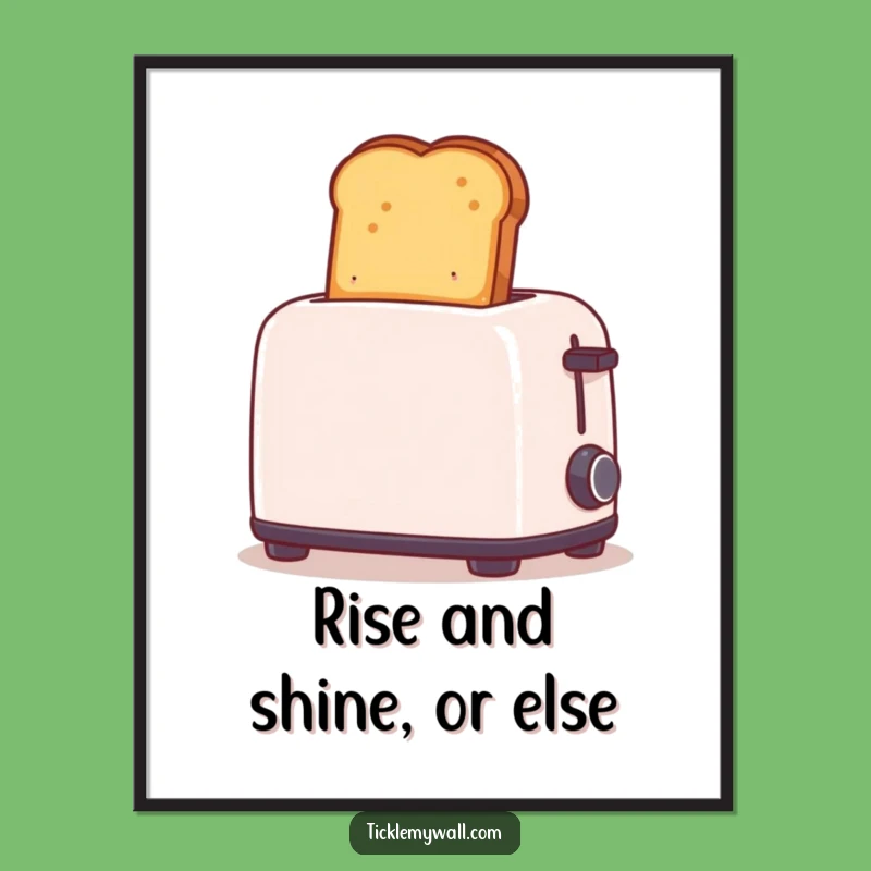 Free Printable Toast Wall Art: Hilarious Breakfast Downloadable Decor!