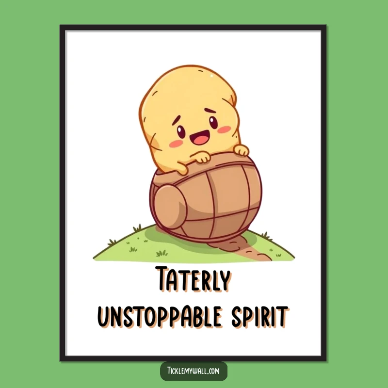 Free Printable Wall Art: Potato Barrel Adventure Funny Downloadable Decor