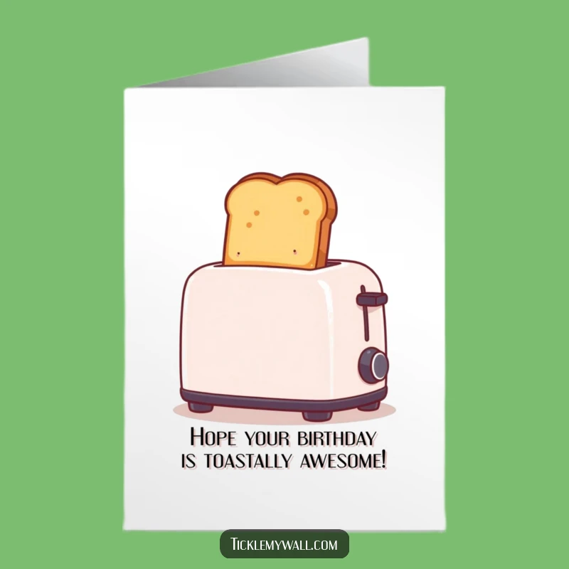 Funny Free Printable Toast Birthday Card: High-Flying Breakfast Gift!