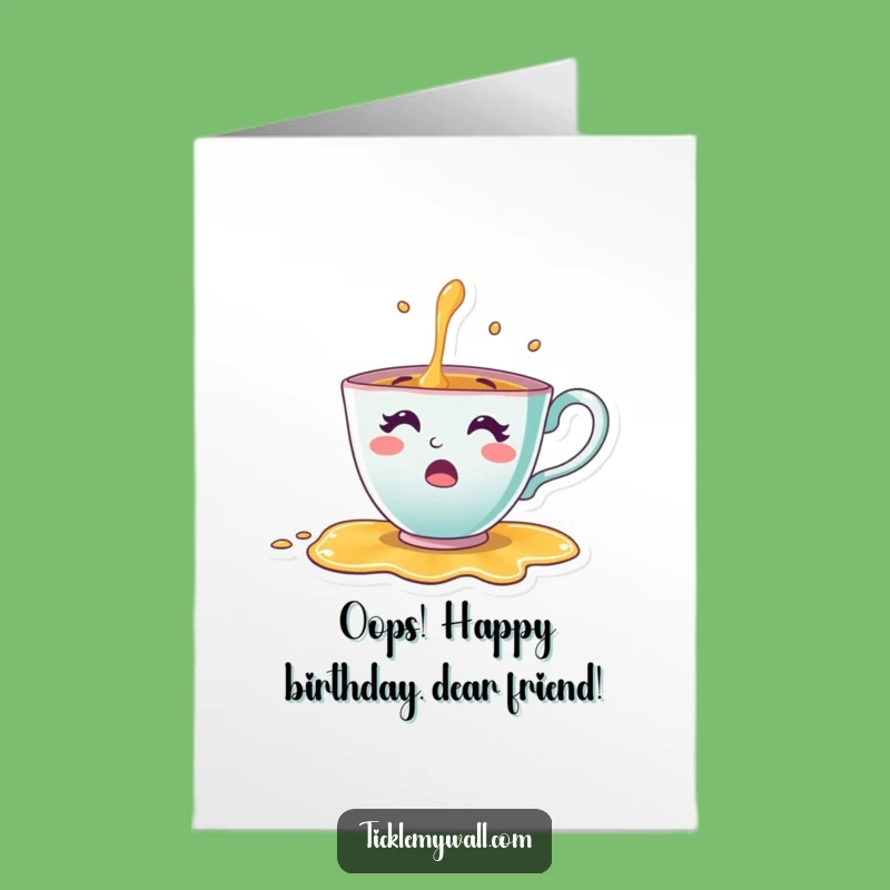 Free Printable Surprise Teacup Birthday Card - Funny Downloadable Gift for Tea Lovers