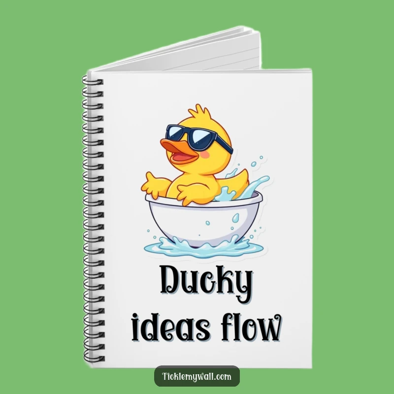 Funny Sunglasses Duck Splash Notebook: Hilarious Journal for Cool Ideas