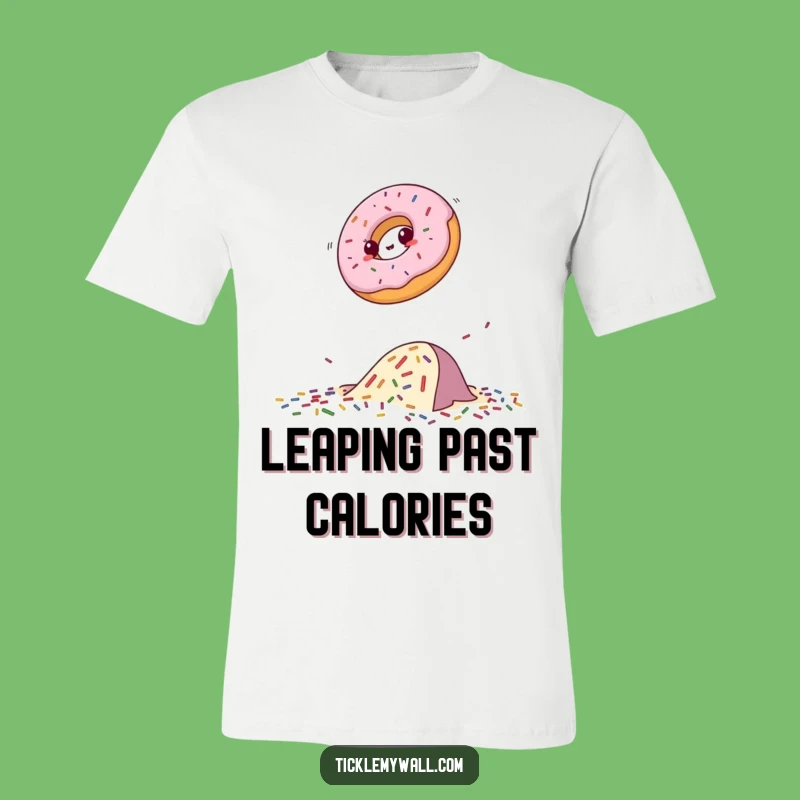 Funny Donut Obstacle T-Shirt - Conquer Life's Sprinkles in Hilarious Style!
