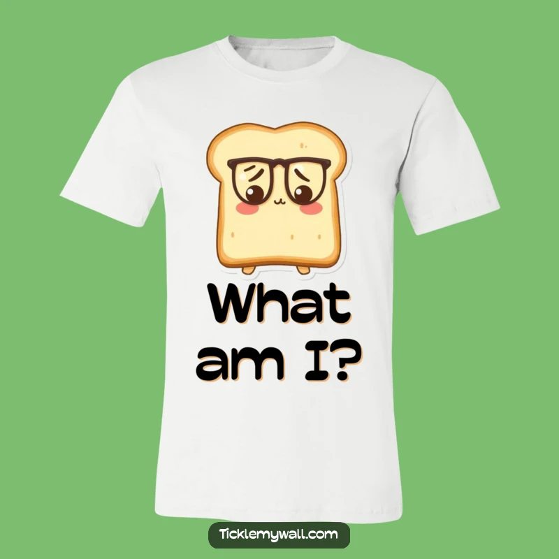 Funny Puzzled Toast T-Shirt: Intellectual Breakfast Design, Hilarious Gift for Thinkers