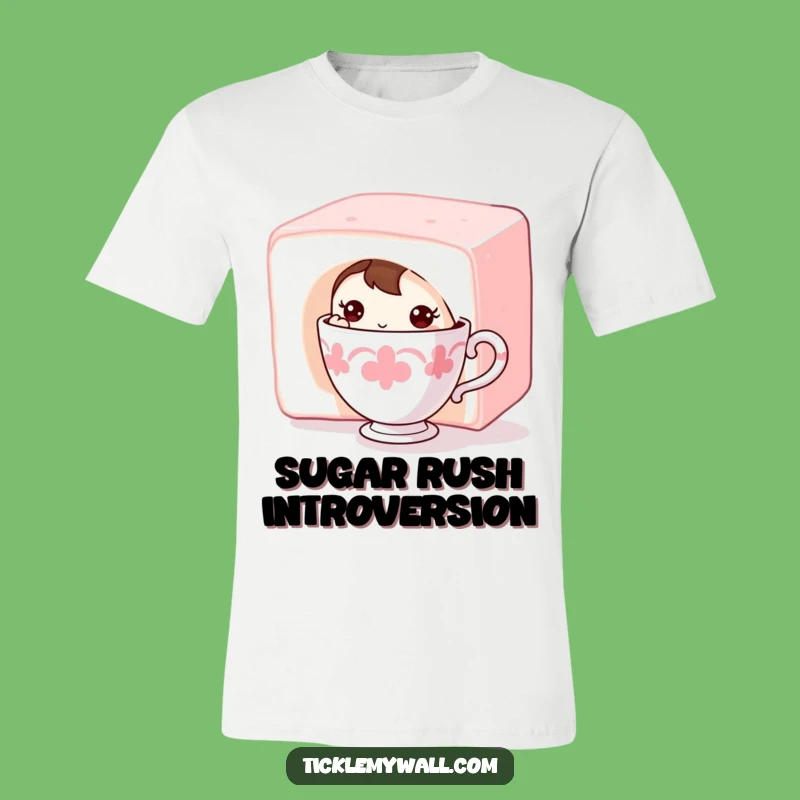 Funny Shy Teacup T-Shirt Wear Your Introverted Charm