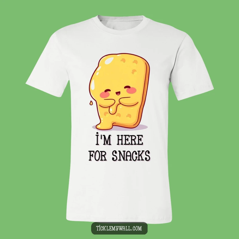 Funny Cheese Cracker T-Shirt: Hilarious Hugs and Snack Humor Apparel