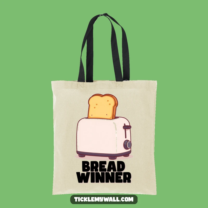 Funny High Toast Tote Bag: Breakfast Blast Carry-All, Great Funny Gift!